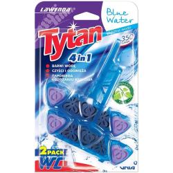 Tytan 4in1 kostka do toalet barwiąca 2x40g Violet Water
