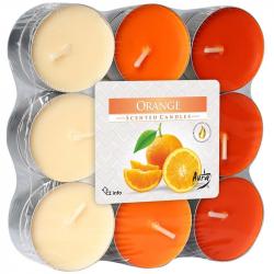 Bispol podgrzewacze zapachowe 18 sztuk Pomarańcza