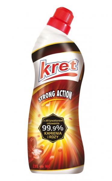 Kret żel do wc strong action 750ml