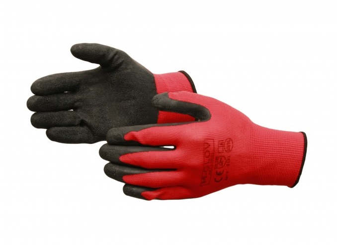 Rękawice robocze elastyczne gumowane S-7 M-glove