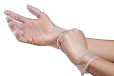 rękawice winylowe