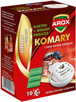 Arox Elektro + wkłady na komary 10 sztuk