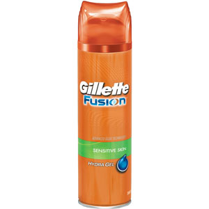 Gillette Fusion żel do golenia sensitive skin 200ml