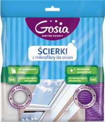 Gosia ścierki z mikrofibry do okien 2szt