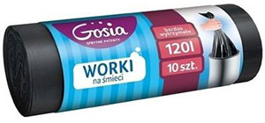 Gosia worki na śmieci LDP grube 120L 10szt