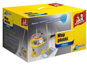 Jan Niezbędny mop płaski rotacyjny