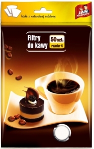 Jan Niezbędny filtry do kawy rozm.4 op. 50 szt.