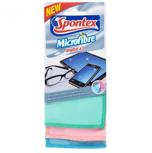 Spontex ściereczki do okularów i smartfonów 3szt