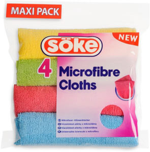 Spontex SOKE ściereczki z mikrofibry 4szt