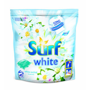 Surf kapsułki do prania 45 sztuk White