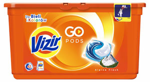 Vizir kapsułki do prania 42szt Alpine Fresh