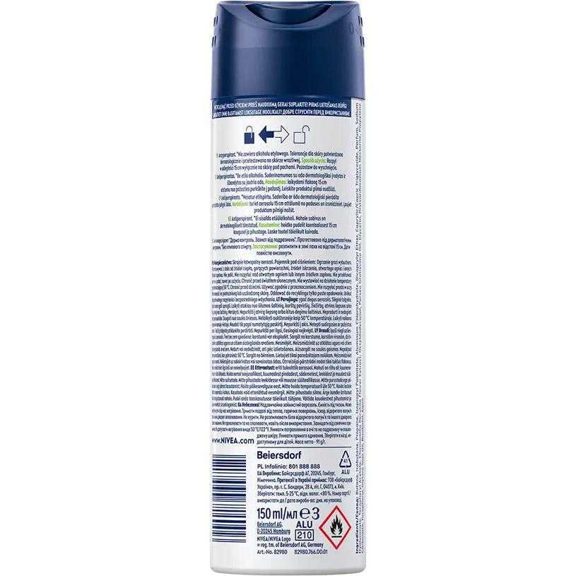 Nivea Men dezodorant Derma Control Sensitive Antirritating 72H 150ml 