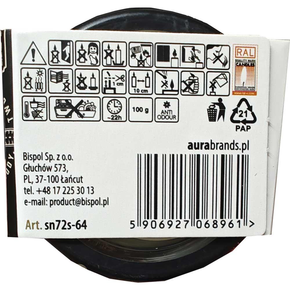 Bispol Aura świeca zapachowa sn72s-64 Men’s World