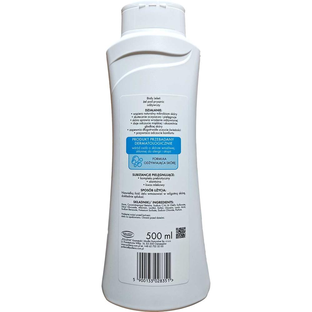 Biały Jeleń żel pod prysznic 500ml Prebiotyk odżywczy