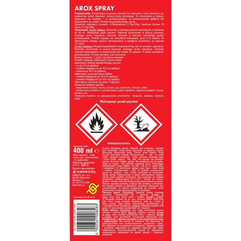 Arox Muchomor spray na owady biegające 400ml
