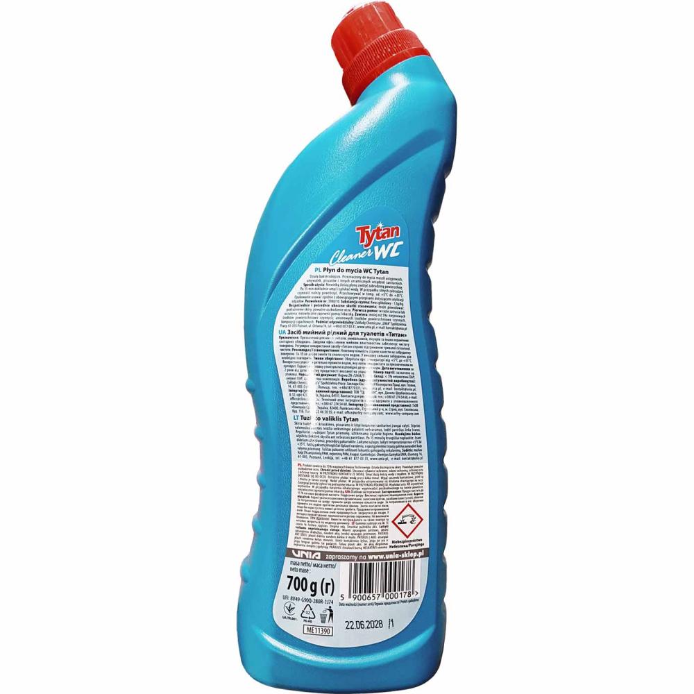 Tytan do WC 700g turkusowy