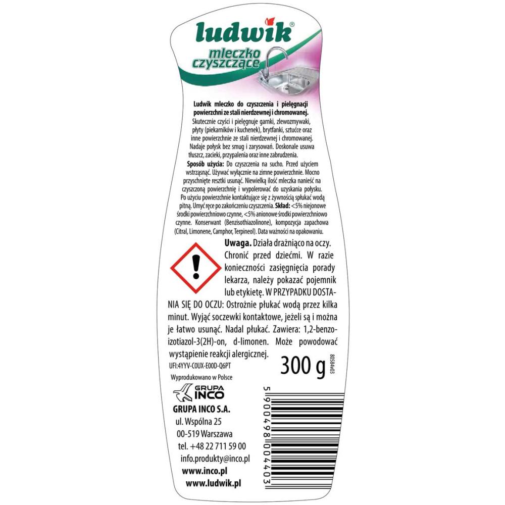 Ludwik do stali nierdzewnej 300g