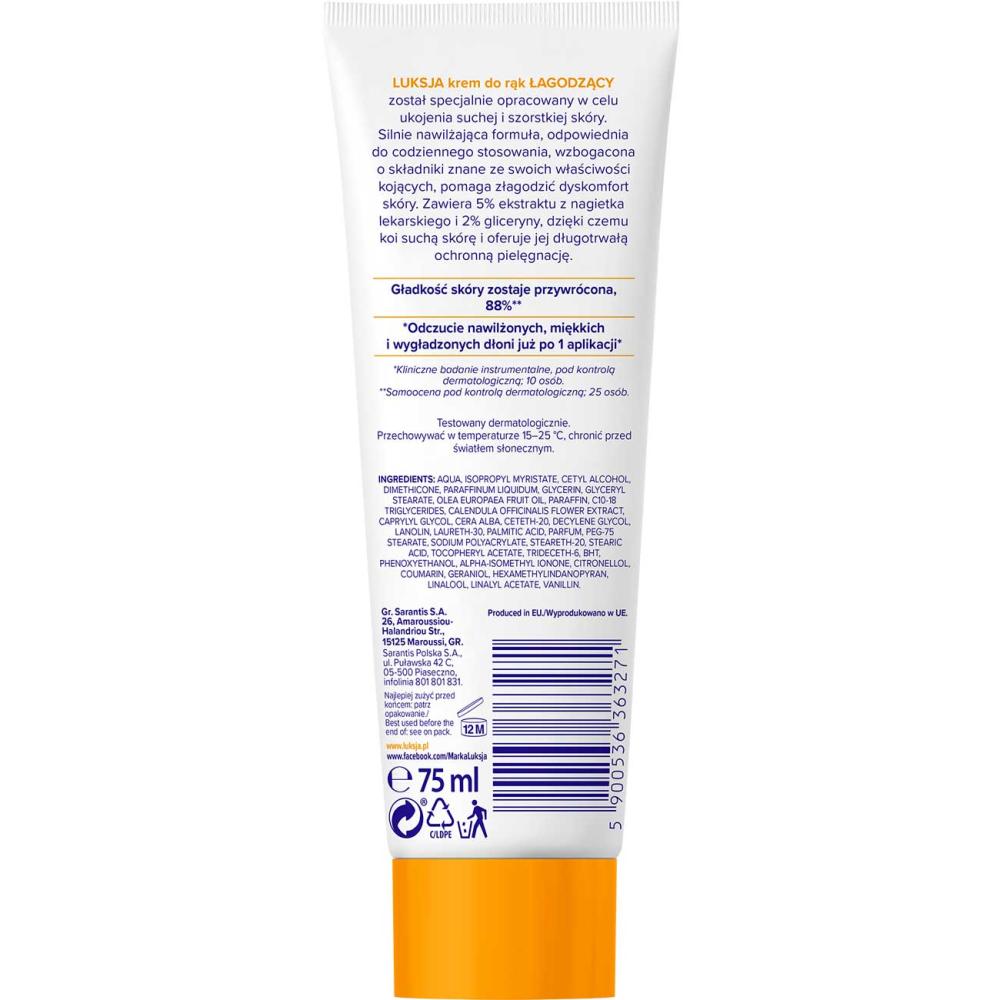 Luksja krem do rąk 75ml Łagodzący