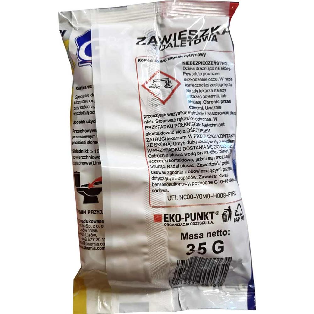 Dr Getler kostka do WC Lemon 35g folia