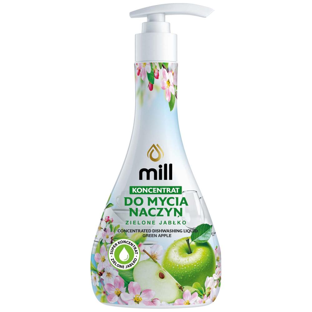 Mill Wash koncentrat do naczyń 555ml Zielone Jabłko