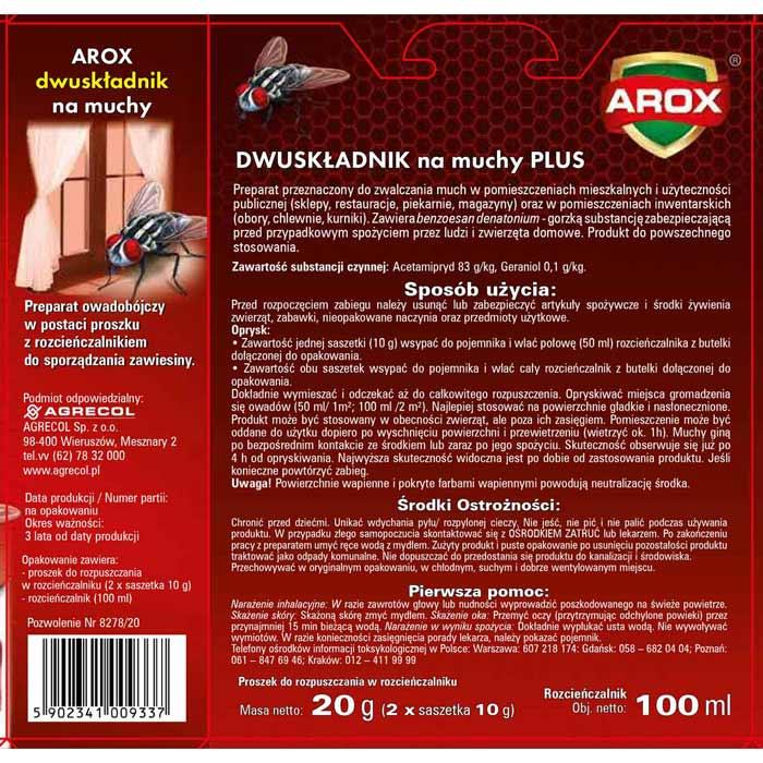 Arox dwuskładnik na muchy 2w1