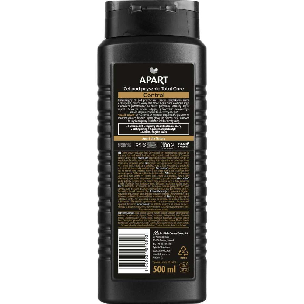 Apart żel pod prysznic MEN 4w1 Total Care Control 500ml
