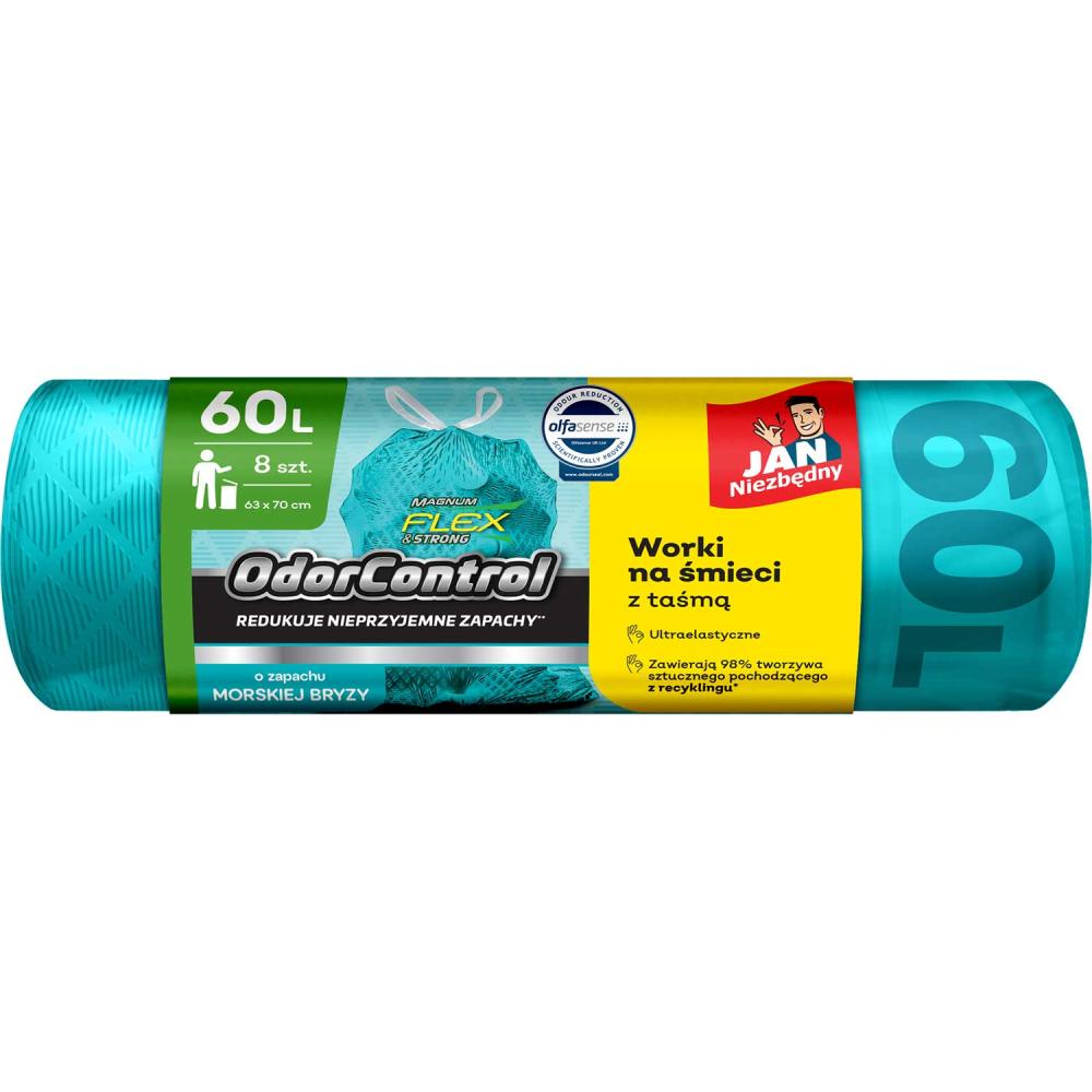 Jan Niezbędny worki LD 60L/8szt Magnum Flex Odor Control