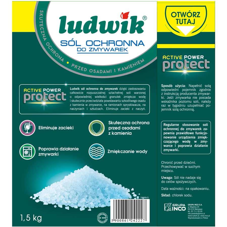 Ludwik sól ochronna do zmywarek 1,5kg