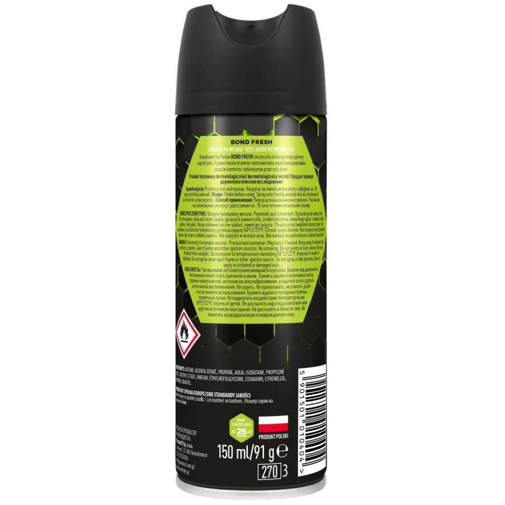 Bond dezodorant w sprayu Fresh 150ml