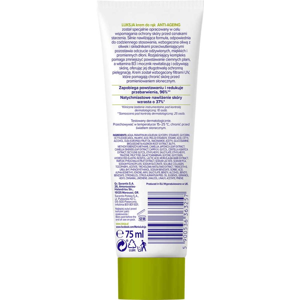 Luksja krem do rąk 75ml Anti-Ageing