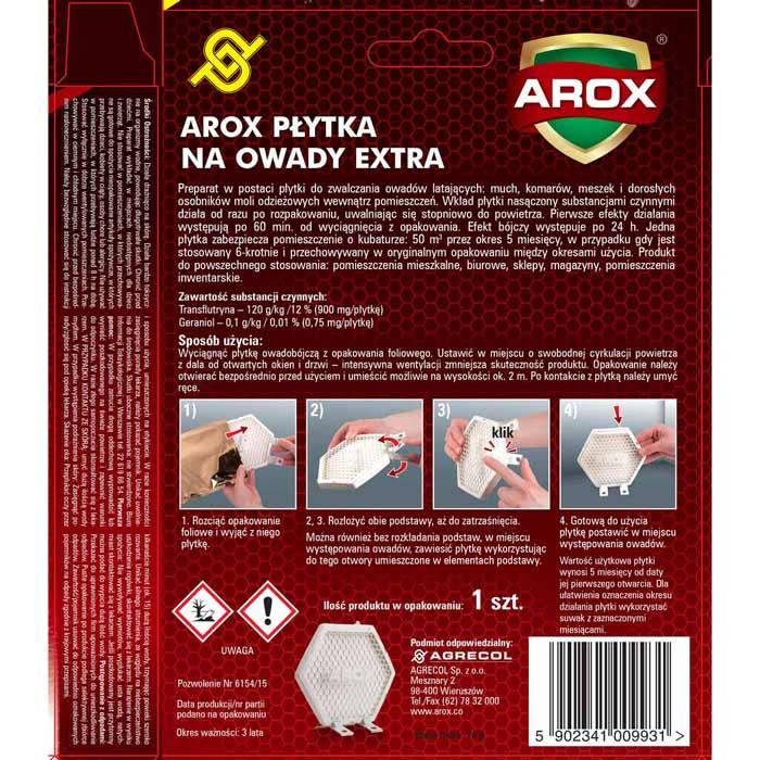 Arox płytka na owady