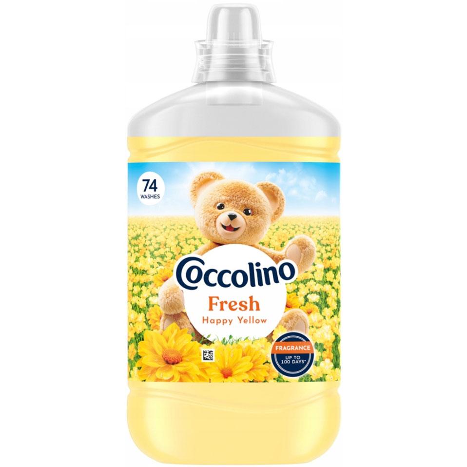 Coccolino płyn do płukania 1,702L Happy Yellow (74 prania)