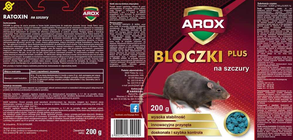 Arox kostki na myszy i szczury 200g