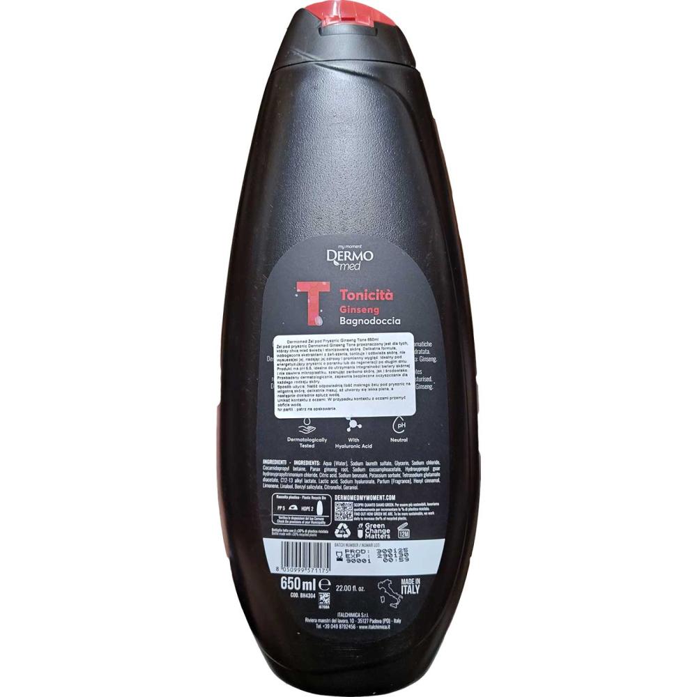 Dermomed żel pod prysznic 650ml Tonicita Tone Ginseng