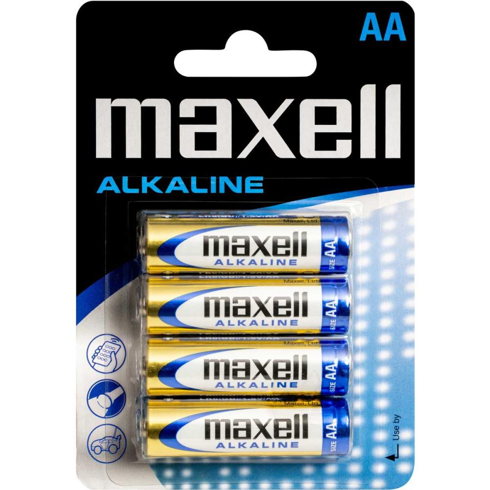 Maxell Alkaline bateria alkaliczna AA LR6 4szt blister
