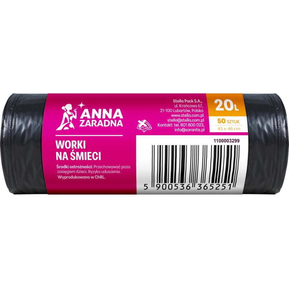 Anna Zaradna worki HDPE 20L/50szt. XL