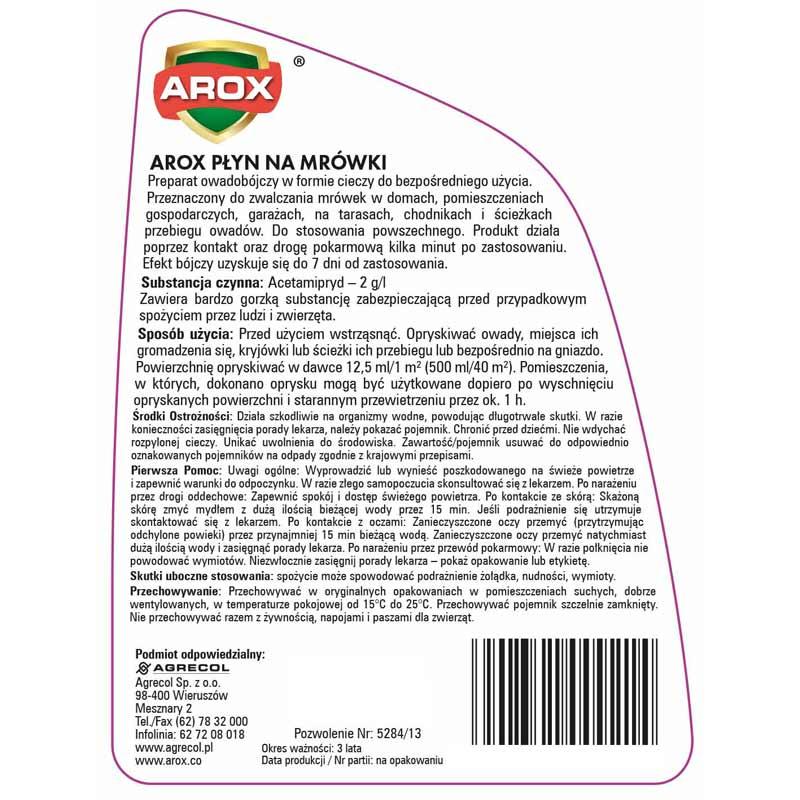 Arox płynny preparat na mrówki 200ml