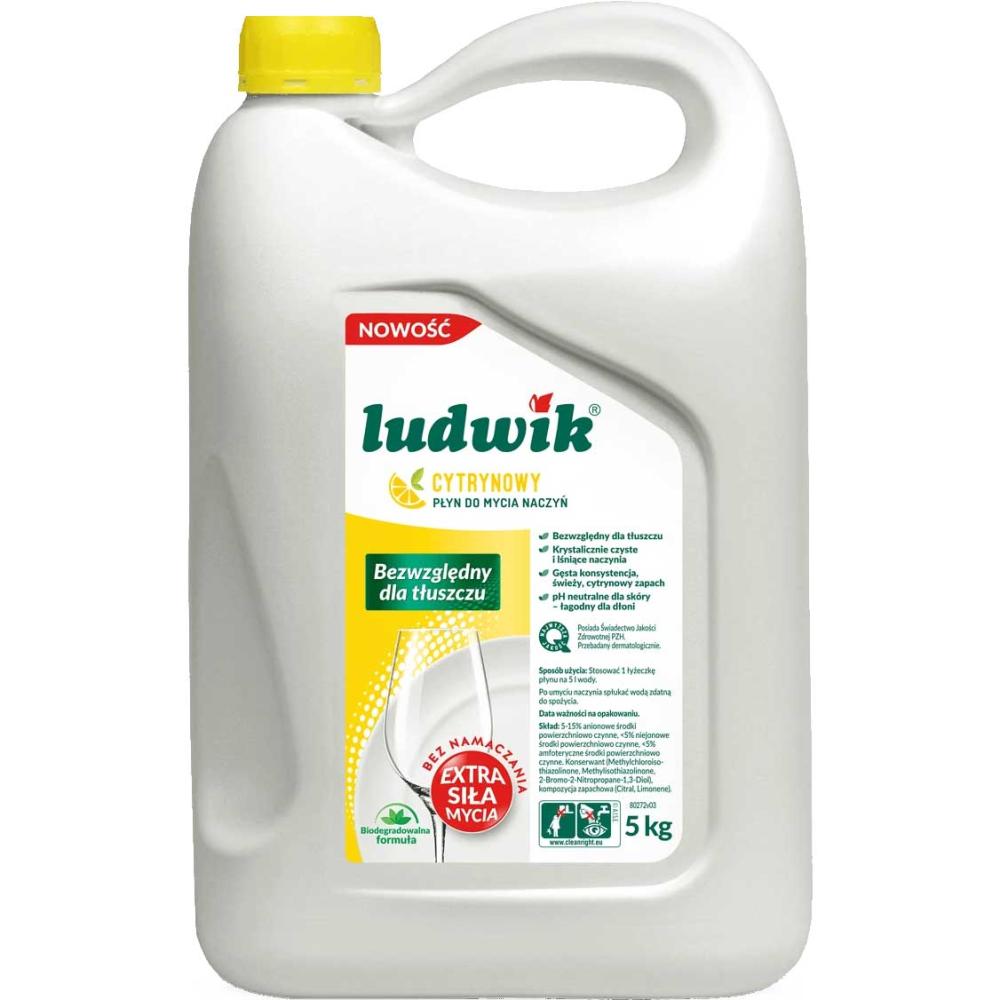 Ludwik płyn do naczyń 5kg cytryna