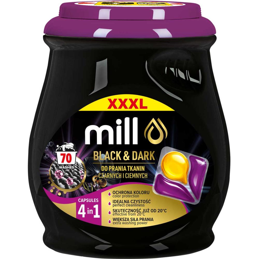 Mill Professional kapsułki piorące 70 sztuk Black