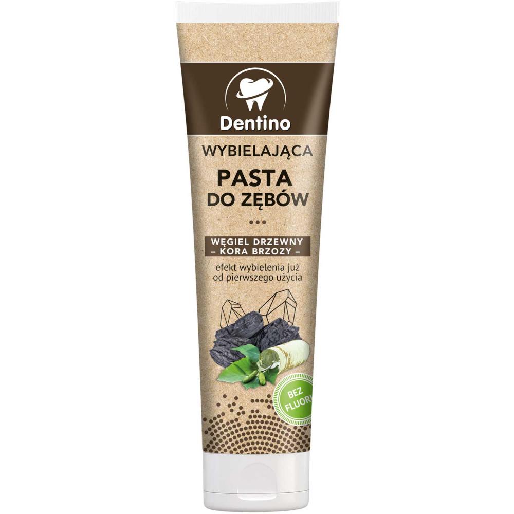 Dentino wybielająca pasta do zębów 100ml Węgiel Drzewny – Kora Brzozy 