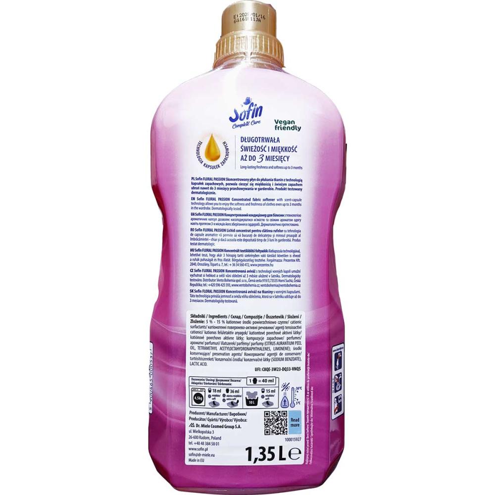 Sofin koncentrat do płukania 1,35L Floral Passion