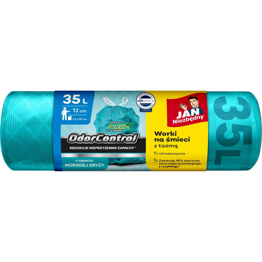 Jan Niezbędny worki LD 35L/12szt. Magnum Flex Odor Control