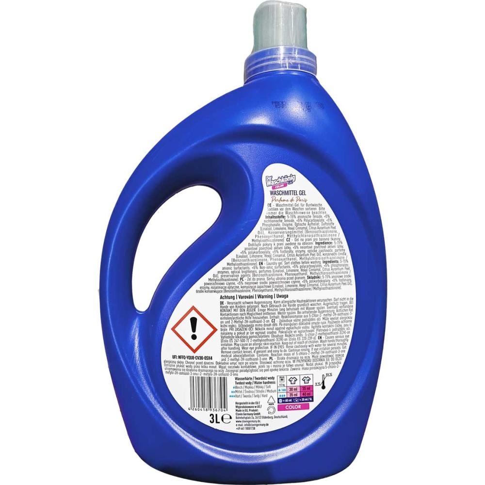Der waschkonig żel do prania 3L Perfume de Paris Color