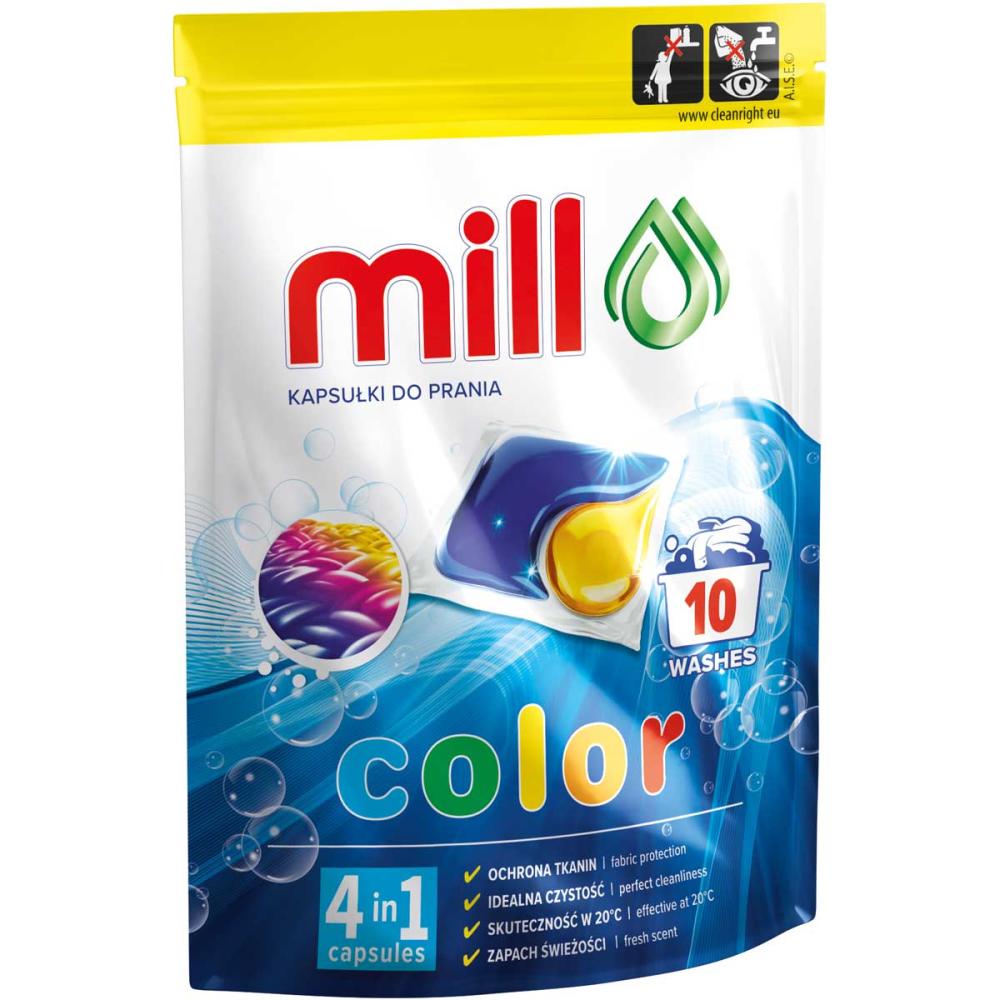 Mill Professional kapsułki piorące 10 sztuk Color Duo Caps