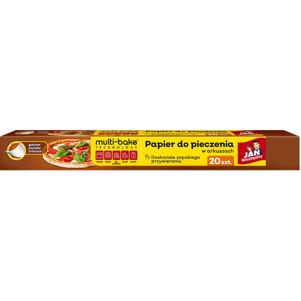 Jan Niezbędny papier do pieczenia Multi-Bake w arkuszach 20szt. 
