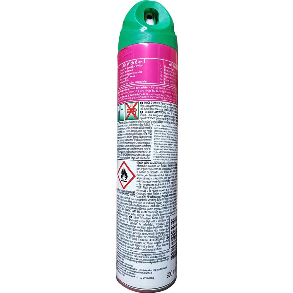 Air Wick odświeżacz powietrza 300ml Magnolia & Wiśnia aerozol
