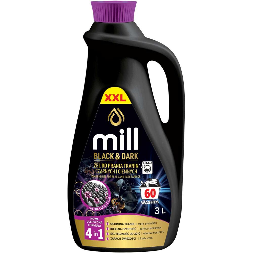 Mill żel do prania tkanin 3L Czarne i Ciemne ubrania