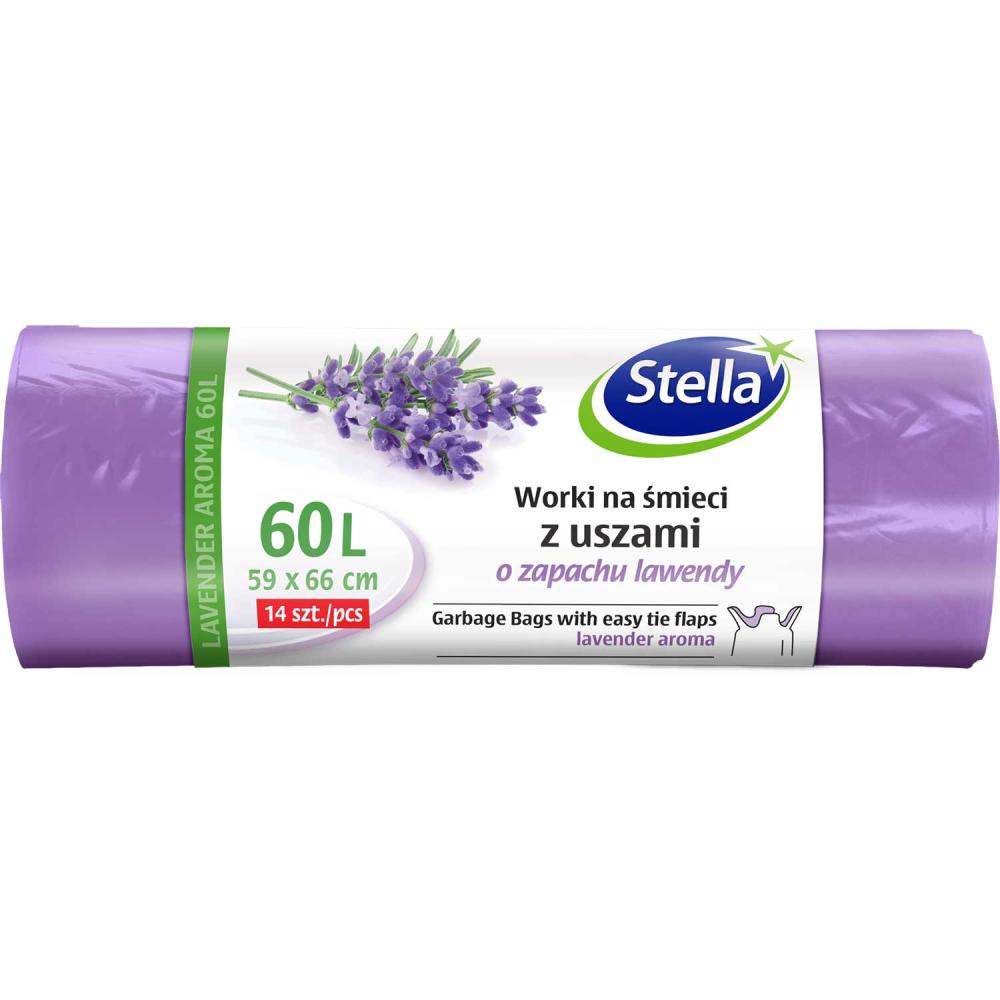 Stella worki z uszami lawendowe 60L/14
