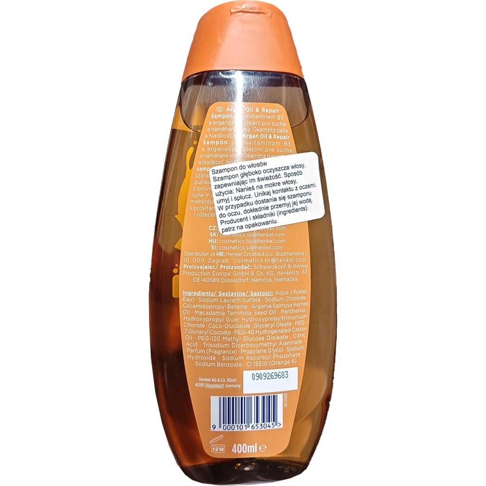 Schauma Argan Oil & Repair szampon 400ml