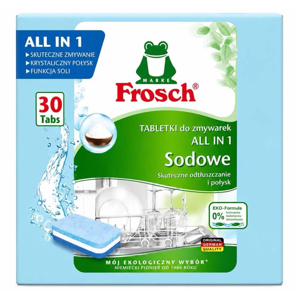 Frosch tabletki do zmywarki na bazie sody 30szt